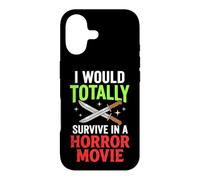 Carcasa para iPhone 17 I Would Totally Survive In A Horror Movie