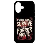 Carcasa para iPhone 17 I Would Totally Survive In A Horror Movie