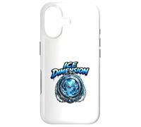 Carcasa para iPhone 17 Ice Dimension Frozen World Clock Fantasía Escena