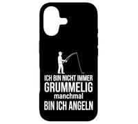 Carcasa para iPhone 17 Ich Bin Nicht Immer grummelig manchmal Bin ich Angeln