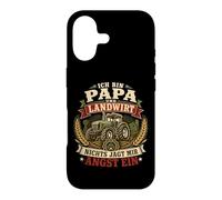 Carcasa para iPhone 17 Ich Bin Papa Und Landwirt Farm Graphic Mir Angst Ein Alemán