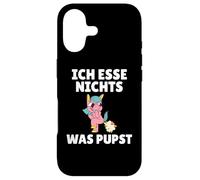 Carcasa para iPhone 17 Ich Esse Nada Que pupst Veganos y Vegetarianos.