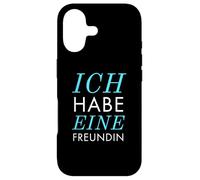 Carcasa para iPhone 17 Ich Habe eine Freundin Vergeben Spruch Statement Typografie