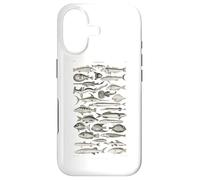 Carcasa para iPhone 17 Ictiología Peces Historia Tierra Naturaleza Mar Arte Antiguo