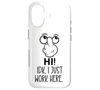 Carcasa para iPhone 17 IDK I Just Work Here Coworker I Don't Know I Just Work Here