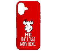 Carcasa para iPhone 17 IDK I Just Work Here Coworkers I Don't Know I Just Work Here