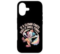 Carcasa para iPhone 17 If A Clown Farts Does It Smell Funny Chistes de Circo -