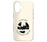 Carcasa para iPhone 17 If I Get Lost Please Don't Find Me (Gráfico De Senderismo)