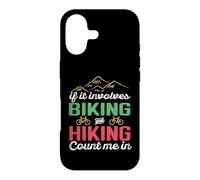 Carcasa para iPhone 17 If It Involves Biking and Hiking Count Me In Camping Camper