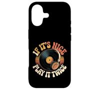 Carcasa para iPhone 17 If It's Nice Play It Twice Vinyl Fan Collector Music -