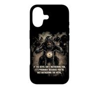 Carcasa para iPhone 17 If The Devil Isn'T Bothering You... Men Christian Motorcycle