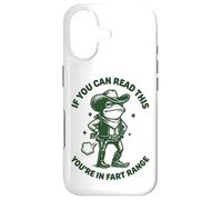 Carcasa para iPhone 17 If You Can Read This You'Re In Fart Range Frog