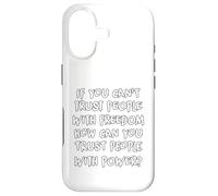Carcasa para iPhone 17 If You Can't Trust People Funny Sarcastic Humor gráfico