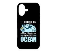 Carcasa para iPhone 17 If You On Land Throe Me Back Into The Ocean Scuba Diving