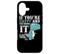 Carcasa para iPhone 17 If You'Re Happy and You Know It Clap Your Oh - Funny Trex