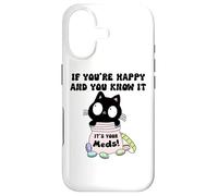 Carcasa para iPhone 17 If You'Re Happy & You Know It It's Your Meds Cup Funny Nurse
