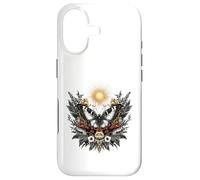 Carcasa para iPhone 17 Ilustración botánica de Sol Mariposa mística