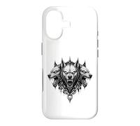 Carcasa para iPhone 17 Ilustración de Cerberus Hellhound Dark Fantasy Underworld Beast