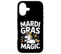 Carcasa para iPhone 17 Ilustración de Unicornio mágico de Mardi Gras