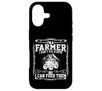 Carcasa para iPhone 17 I'm A Farmer I Cant Fix Stupid But I Can Feed Them