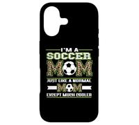 Carcasa para iPhone 17 I'm A Soccer Mom Funny Cool Mom Leopard For Mothers Day