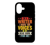 Carcasa para iPhone 17 I'm A Writer I Make The Voices In My Head Work For Me