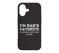 Carcasa para iPhone 17 I'm Dad'S Favorite That's What He Said Funny Sibling