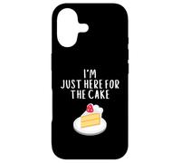 Carcasa para iPhone 17 I'm Just Here For The Cake Funny Wedding Party Costume Cakes
