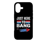 Carcasa para iPhone 17 I'm Just Here to Bang 4th July Funny Petardo