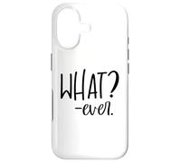 Carcasa para iPhone 17 Im Just Saying Whatever Sign That Says What Ever Sarcastic