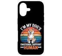 Carcasa para iPhone 17 I'm My Dogs Emotional Support Human