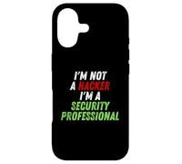 Carcasa para iPhone 17 Im Not A Hacker Im A Security Professional OPSEC Cyber Humor