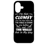 Carcasa para iPhone 17 I'm Not Clumsy Humor Diciendo Cita Divertida Sarcástica Juego de Palabras