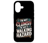 Carcasa para iPhone 17 I'm Not Clumsy I'm Just A Walking Hazard Accidente -