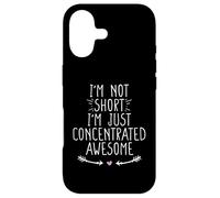 Carcasa para iPhone 17 I'm Not Short I'm Just Concentrated Awesome