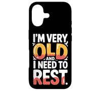 Carcasa para iPhone 17 I'm Very Old and I Need To Rest Old Senior Retirement -