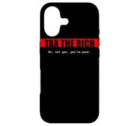 Carcasa para iPhone 17 Impuestos a los Ricos | No, tú no, Eres pobre. | Edgy Political