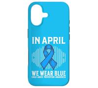 Carcasa para iPhone 17 In April We Wear Blue Support Child Abuse Awareness Gifts