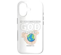 Carcasa para iPhone 17 In The Beginning God Created - Christian Creation Genesis