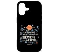 Carcasa para iPhone 17 In The Beginning, God Created - Genesis 1:1 Christian Verse