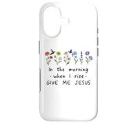 Carcasa para iPhone 17 In The Morning When I Rise Give Me Jesus Sign,Christian God