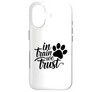 Carcasa para iPhone 17 In Train We Trust Dog Trainer Paw