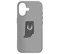 Carcasa para iPhone 17 Indiana IN Deer Hunting Shed Antlers Design