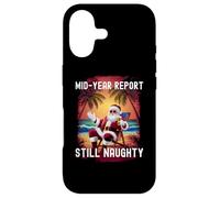 Carcasa para iPhone 17 Informe de Mitad de año Sigue Siendo una Navidad traviesa en Julio Santa Beach