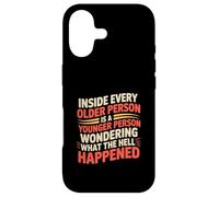 Carcasa para iPhone 17 Inside Every Older Person Is a Confused Younger Self -