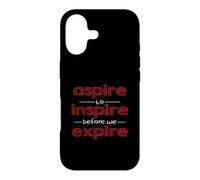 Carcasa para iPhone 17 Inspiración Motivacional Aspire to Inspire Before We Expire