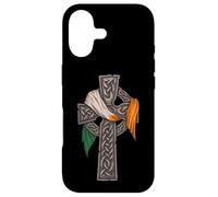 Carcasa para iPhone 17 Irish Celtic Cross - Irlanda Flag - Día de San Patricio
