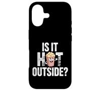 Carcasa para iPhone 17 Is It Hot Outside Snack Movie Popcorn Joke |-