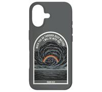 Carcasa para iPhone 17 Isaías 43 2 Verso de la Biblia de fe Cristiana Rainbow Deep Waters