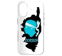 Carcasa para iPhone 17 Isla Córcega Mapa Francia Córcega